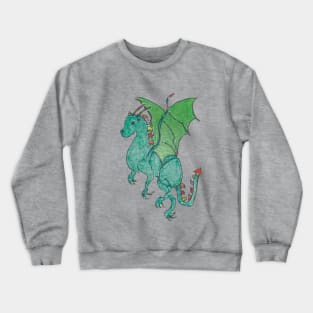Crayon Dragon Crewneck Sweatshirt